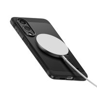 Spigen Tough Armor Backcover MagSafe Samsung Galaxy S25 Edge - Zwart