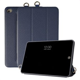 Accezz Trifold Bookcase met handstrap Apple iPad Mini 5 (2019) / Mini 4 (2015) - Donkerblauw