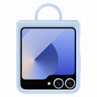 Samsung Originele Silicone Cover Ring Samsung Galaxy Z Flip 6 / Flip 7 FE - Blue