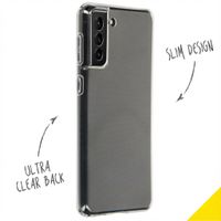 Accezz Clear Backcover Samsung Galaxy S21 Plus - Transparant
