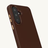 Selencia Rivièra MagSafe Backcover met afneembare haakjes Samsung Galaxy A37 (5G) - Choco Brown