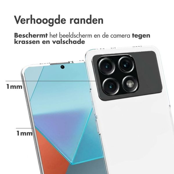 Accezz Clear Backcover Xiaomi Poco X6 Pro - Transparant
