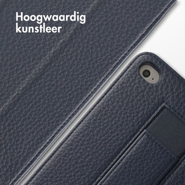 Accezz Trifold Bookcase met handstrap Apple iPad Mini 5 (2019) / Mini 4 (2015) - Donkerblauw