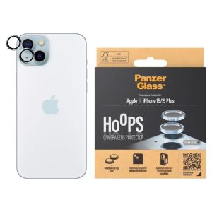 PanzerGlass Camera Protector Hoop Optic Rings iPhone 15 / 15 Plus - Blue