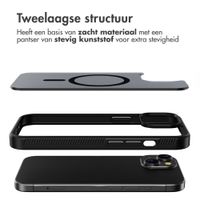 Accezz Rugged Frosted MagSafe Backcover Apple iPhone 15 - Zwart