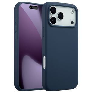 Accezz Liquid Silicone Backcover met MagSafe Apple iPhone 17 Pro Max - Donkerblauw