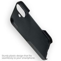 Ontwerp je eigen hardcase hoesje Apple iPhone 17 - Zwart