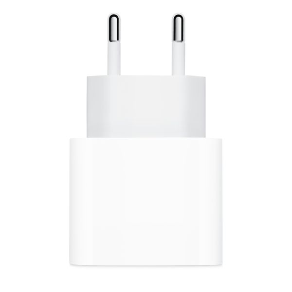 Apple USB-C Power Adapter 20W - Type C / F - Wit