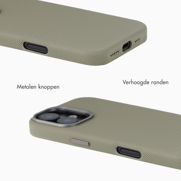 Accezz Mesh Backcover met MagSafe Apple iPhone 16 - Donkergrijs