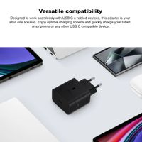 Samsung Originele Power Adapter met USB-C kabel - Oplader - USB-C aansluiting - Fast Charge - 45 Watt - 1,8 meter – Zwart 