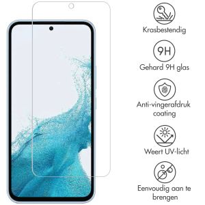 Selencia Gehard Glas Screenprotector Samsung Galaxy A54 (5G) / S23 FE