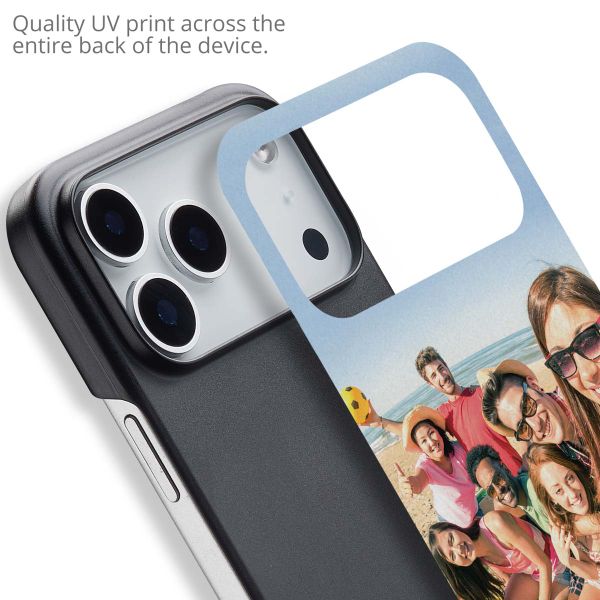 Ontwerp je eigen hardcase hoesje Apple iPhone 17 Pro Max - Zwart