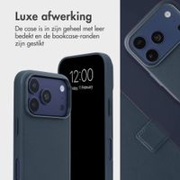 Accezz Leather Bookcase 2-in-1 met MagSafe Apple iPhone 18 Pro / 17 Pro - Nightfall Blue