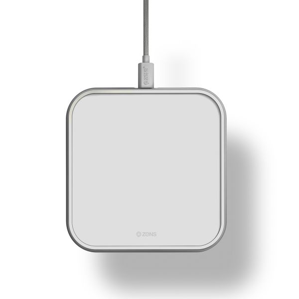 Zens Aluminium Single Wireless Charger 10W