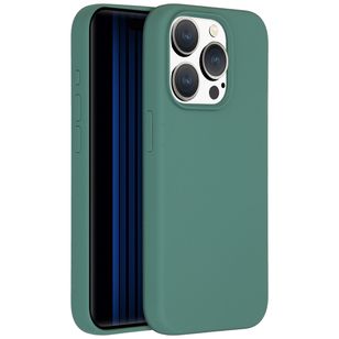 Accezz Liquid Silicone Backcover met MagSafe Apple iPhone 15 Pro - Donkergroen
