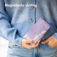 imoshion Design Bookcase Xiaomi Redmi Note 14 Pro (5G) - Purple Marble