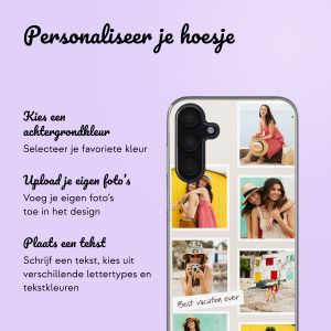 Gepersonaliseerd hoesje met filmrol N°3 Samsung Galaxy A15- Transparant