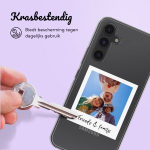 Gepersonaliseerd hoesje met polaroid Samsung Galaxy A54 (5G) - Transparant