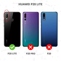 Accezz Wallet Softcase Bookcase Huawei P20 Lite - Zwart