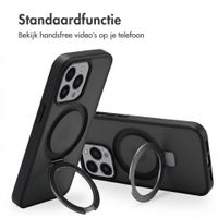 Accezz Ring Stand Backcover met MagSafe Apple iPhone 13 Pro - Zwart