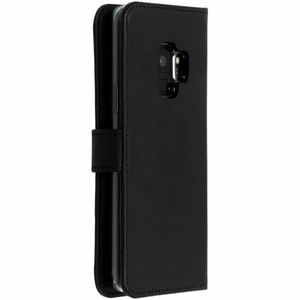 Selencia Echt Lederen Bookcase Samsung Galaxy S9 - Zwart