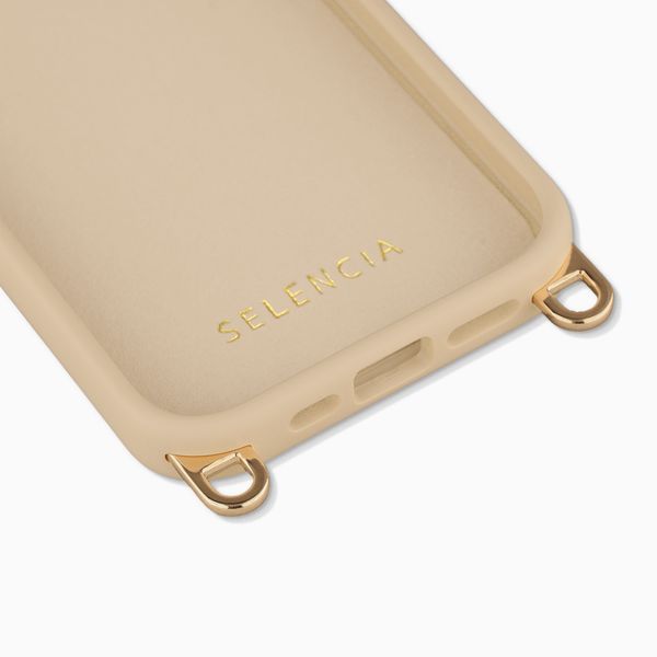 Selencia Rivièra MagSafe Backcover met afneembare haakjes Apple iPhone 17e / 16e - Milky Latte