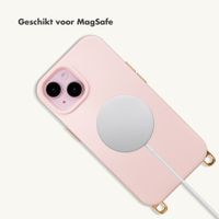 Selencia Rivièra MagSafe Backcover met afneembare haakjes Apple iPhone 14 / 13 - Sorbet Pink