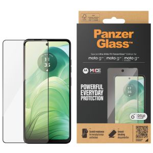 PanzerGlass Ultra-Wide Fit Anti-Bacterial Screenprotector Motorola Moto G04 / G24 / G24 Power