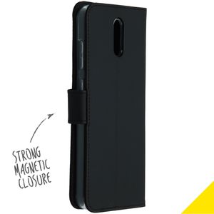 Accezz Wallet Softcase Bookcase Nokia 2.3 - Zwart