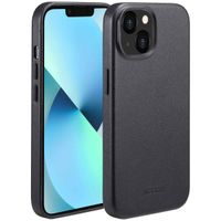 Accezz MagSafe Leather Backcover Apple iPhone 13 - Onyx Black
