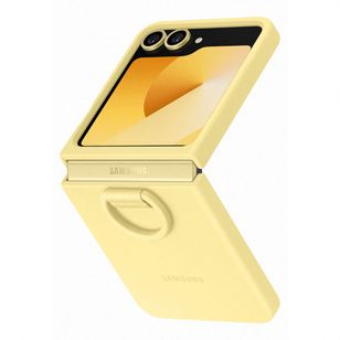 Samsung Originele Silicone Cover Ring Samsung Galaxy Z Flip 6 / Flip 7 FE - Yellow