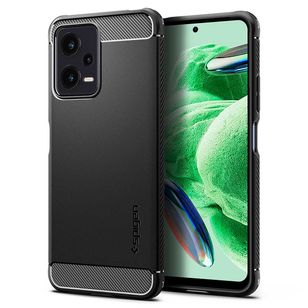 Spigen Rugged Armor Backcover Xiaomi Redmi Note 12 - Zwart