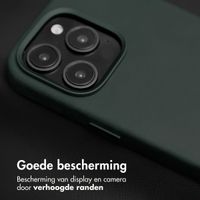Accezz Vintage Leather MagSafe Backcover Apple iPhone 16 Pro Max - Smokey Green