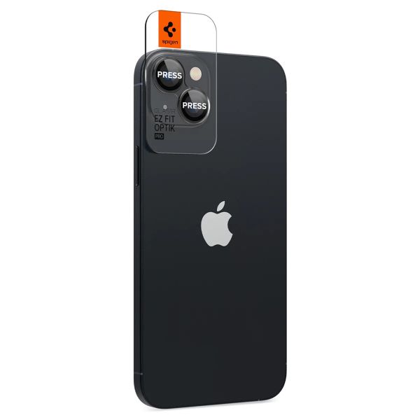 Spigen GLAStR EZ Fit Optik Camera Protector 2 Pack Apple iPhone 14 / 14 Plus - Black