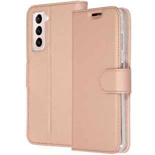 Accezz Wallet Softcase Bookcase Samsung Galaxy S21 Plus - Rosé Goud