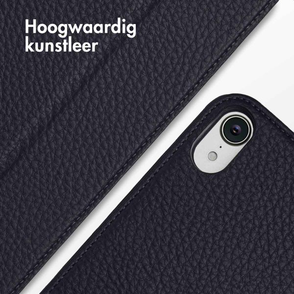 Accezz Trifold Bookcase iPad Mini 7 (2024) / iPad Mini 6 (2021) - Donkerblauw