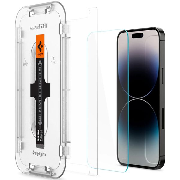 Spigen GLAStR EZ Fit Screenprotector + Applicator 2-pack Apple iPhone 14 Pro Max