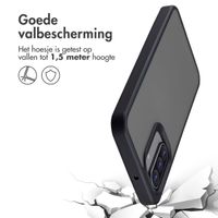 Accezz Rugged Frosted MagSafe Backcover Samsung Galaxy A17 - Zwart