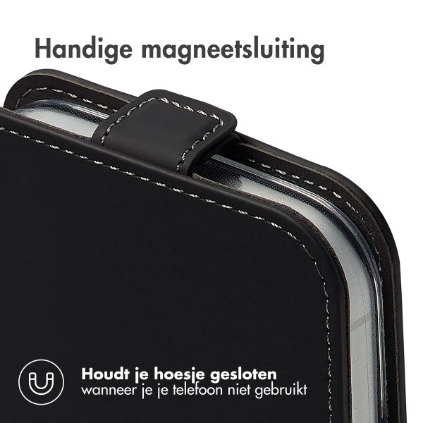 Accezz Flipcase Apple iPhone 17 Air - Zwart