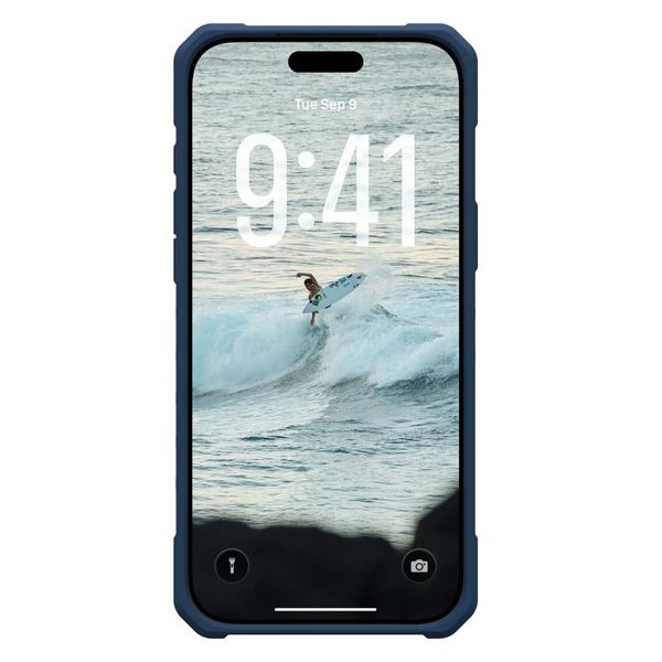 UAG Pathfinder Clear MagSafe Backcover met Lanyard Apple iPhone 17 Pro - Clear / Blue Lanyard