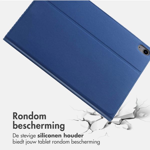 Accezz Classic Tablet Case Apple iPad 11 (2025) 11 inch A16 / iPad 10 (2022) 10.9 inch - Donkerblauw
