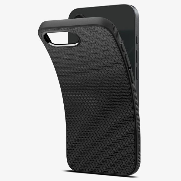 Spigen Liquid Air Backcover iPhone 16e - Matte Black