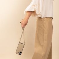 Selencia Crossbody telefoonkoord - Beige