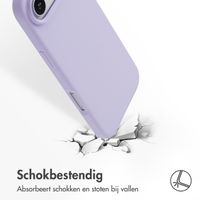 Accezz Liquid Silicone Backcover met MagSafe Apple iPhone 17 Air - Paars