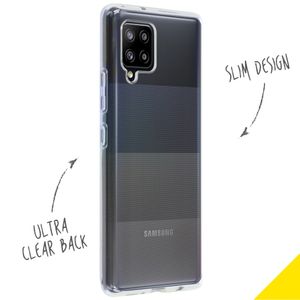 Accezz Clear Backcover Samsung Galaxy A42 - Transparant