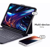 ZAGG Pro Keys 2 QWERTZ keyboard bookcase iPad Pro 11 (2024) M4 - Zwart