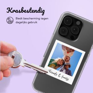 Gepersonaliseerd hoesje met polaroid iPhone 16 pro - Transparant