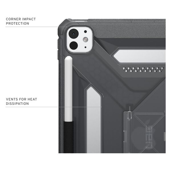 UAG Scout Plus Backcover met stand Apple iPad Pro 11 (2025) M5 / (2024) M4 - Ash