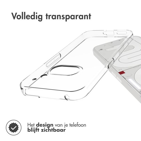 Accezz Clear Backcover Nothing Phone (2a) - Transparant