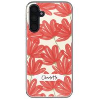 Gepersonaliseerd hoesje met bloemen Samsung Galaxy A15 - Transparant